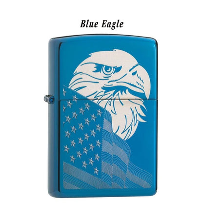 Zippo Lighter - Blue Eagle