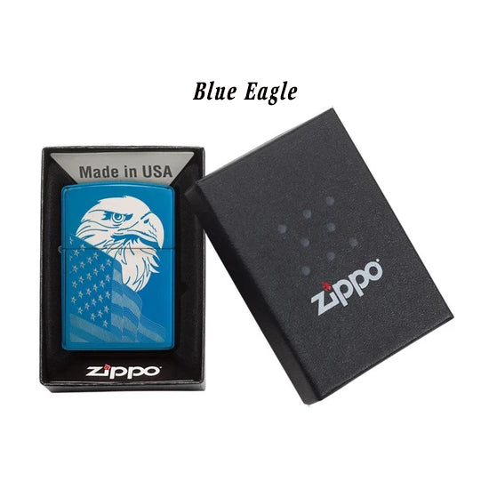 Zippo Lighter - Blue Eagle