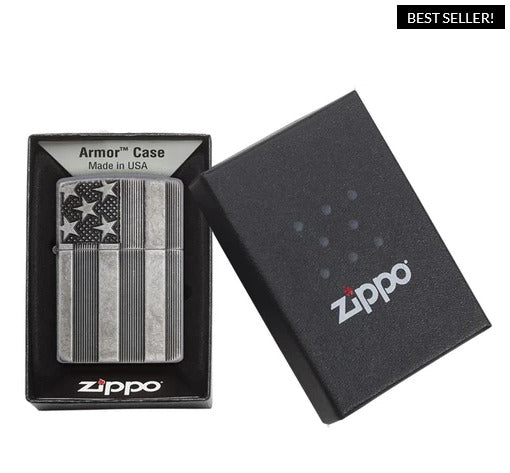 Zippo Lighter - Flag Armor