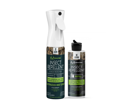 Zone REALTREE Invisible Hunter 10oz Mistosol + Refill Combo