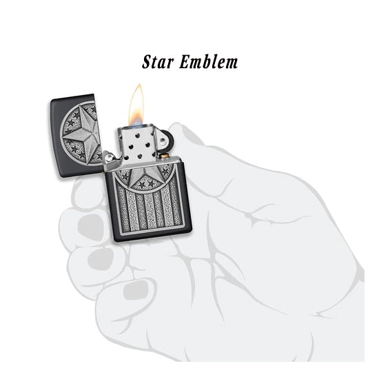 Zippo Lighter - Star Emblem