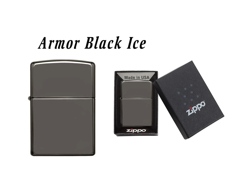 Zippo Lighter - Armor Black Ice