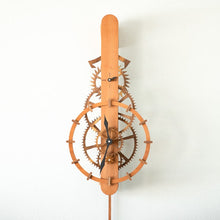 Load image into Gallery viewer, Wooden Gear Clock: Ascent
